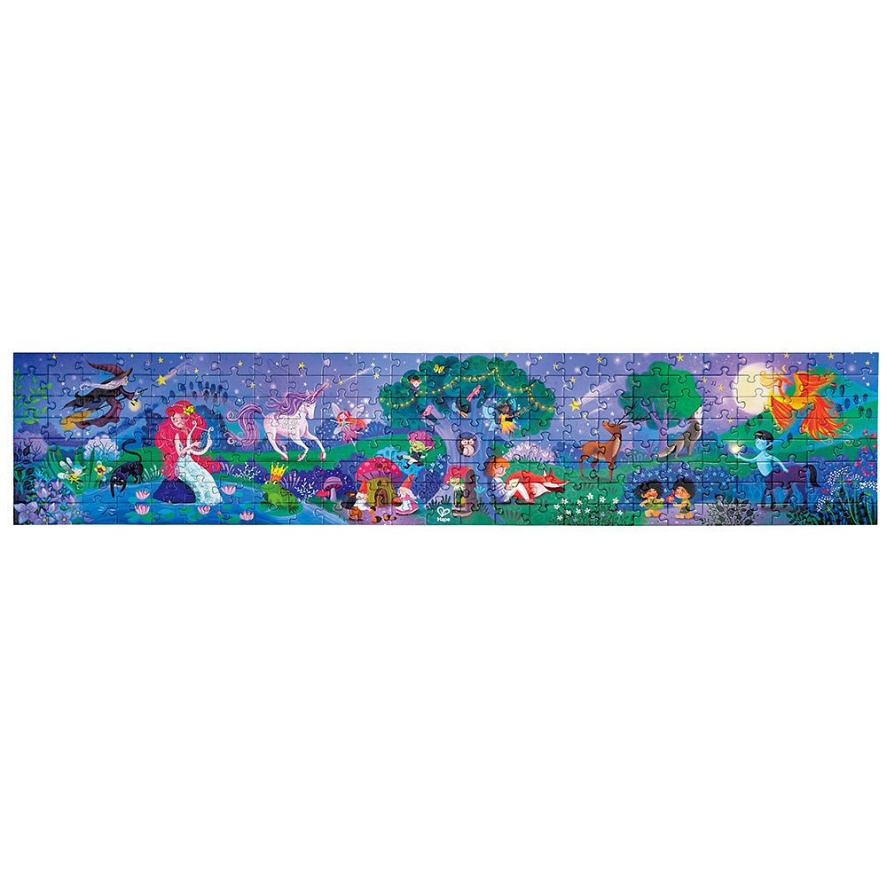 Magic Forest Glow-in-the-Dark 200-Piece Puzzle for Kids by Hape