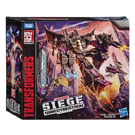 Transformers - Generations War for Cybertron Voyager WFC-S27 Decepticon Phantomstrike Squadron 4-Pack - Final Strike