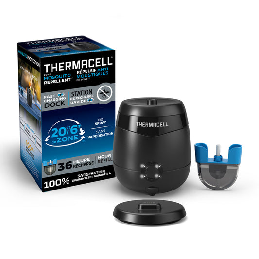 E65 Rechargeable Mosquito Repeller + FAST Charging Dock
