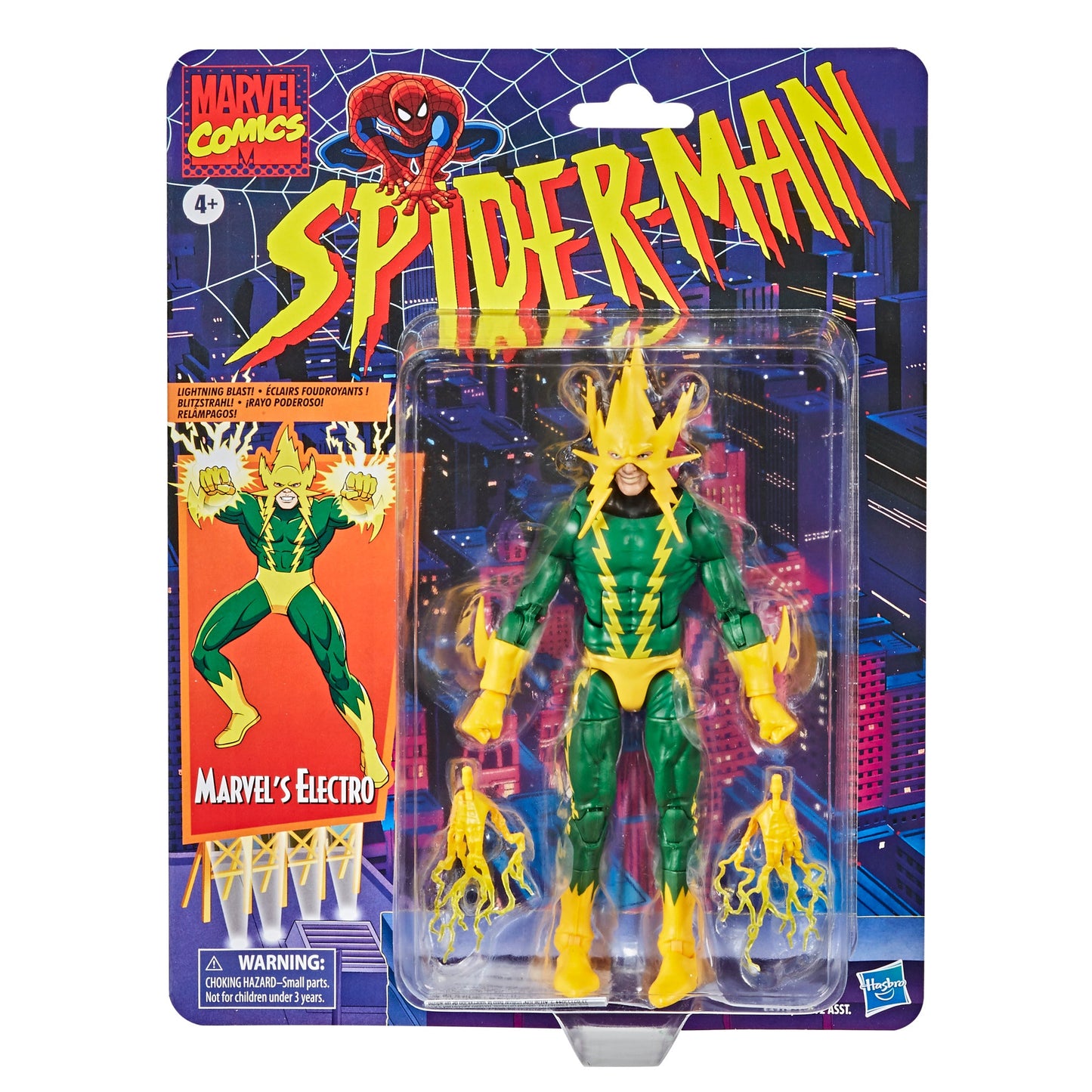 Hasbro Marvel Legends 6-inch Marvel’s Electro Retro Collection Figure - Reissue