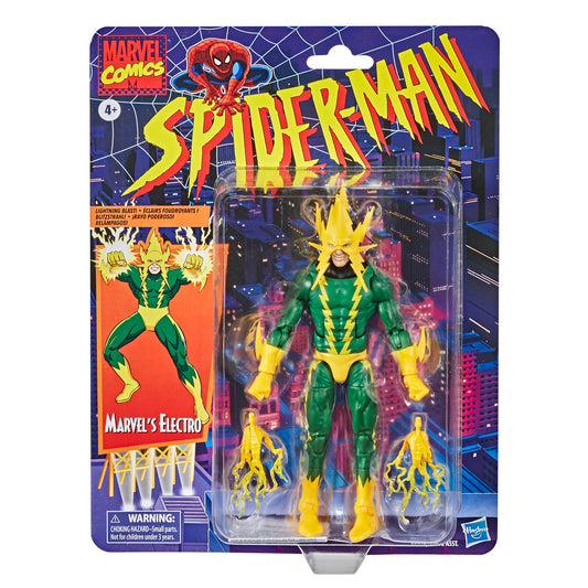 Hasbro Marvel Legends 6-inch Marvel’s Electro Retro Collection Figure - Reissue