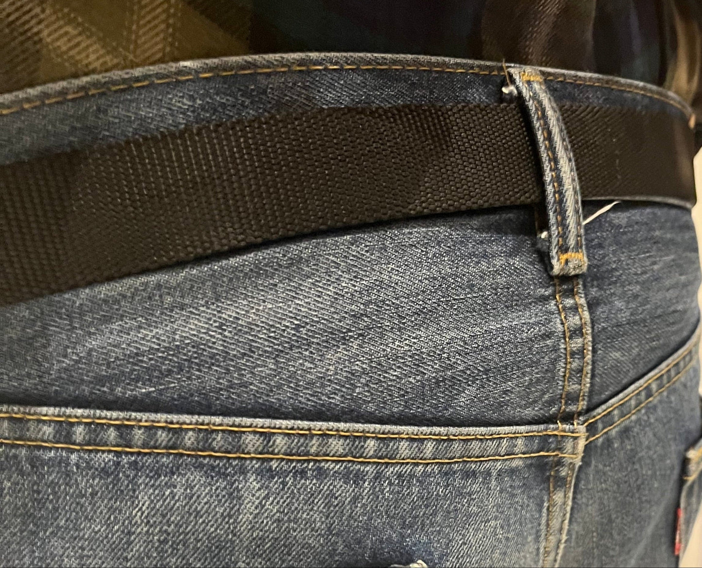 Europe Bound Webbed Utility Belt with Secret Compartment - Fits to 50" Length