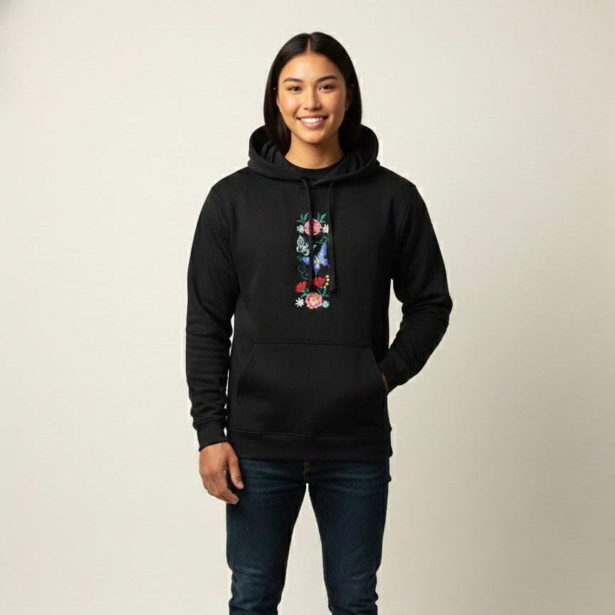 Embroidered Hoodies (Butterfly )