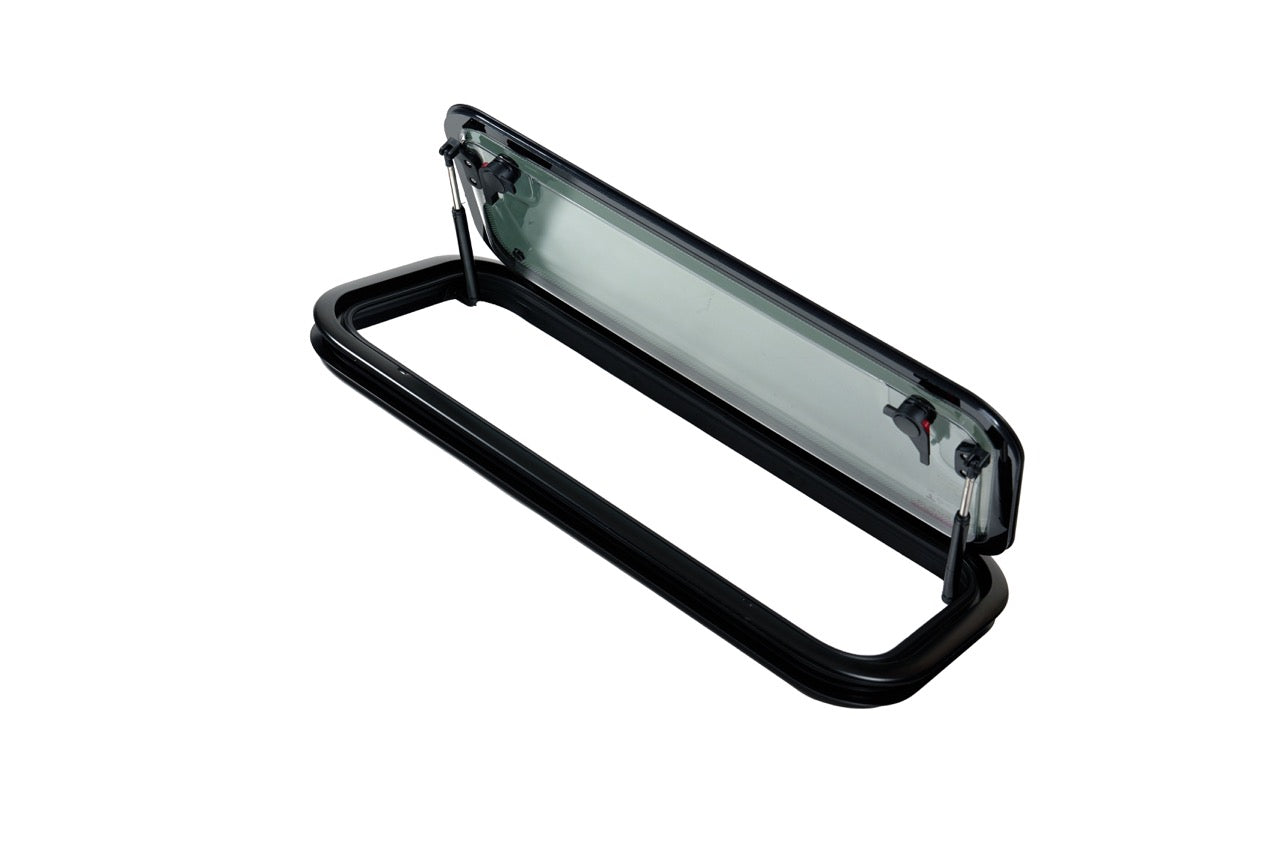 Glass & Acrylic Dual Pane Camper Windows 700x300mm (27.56"x11.81")