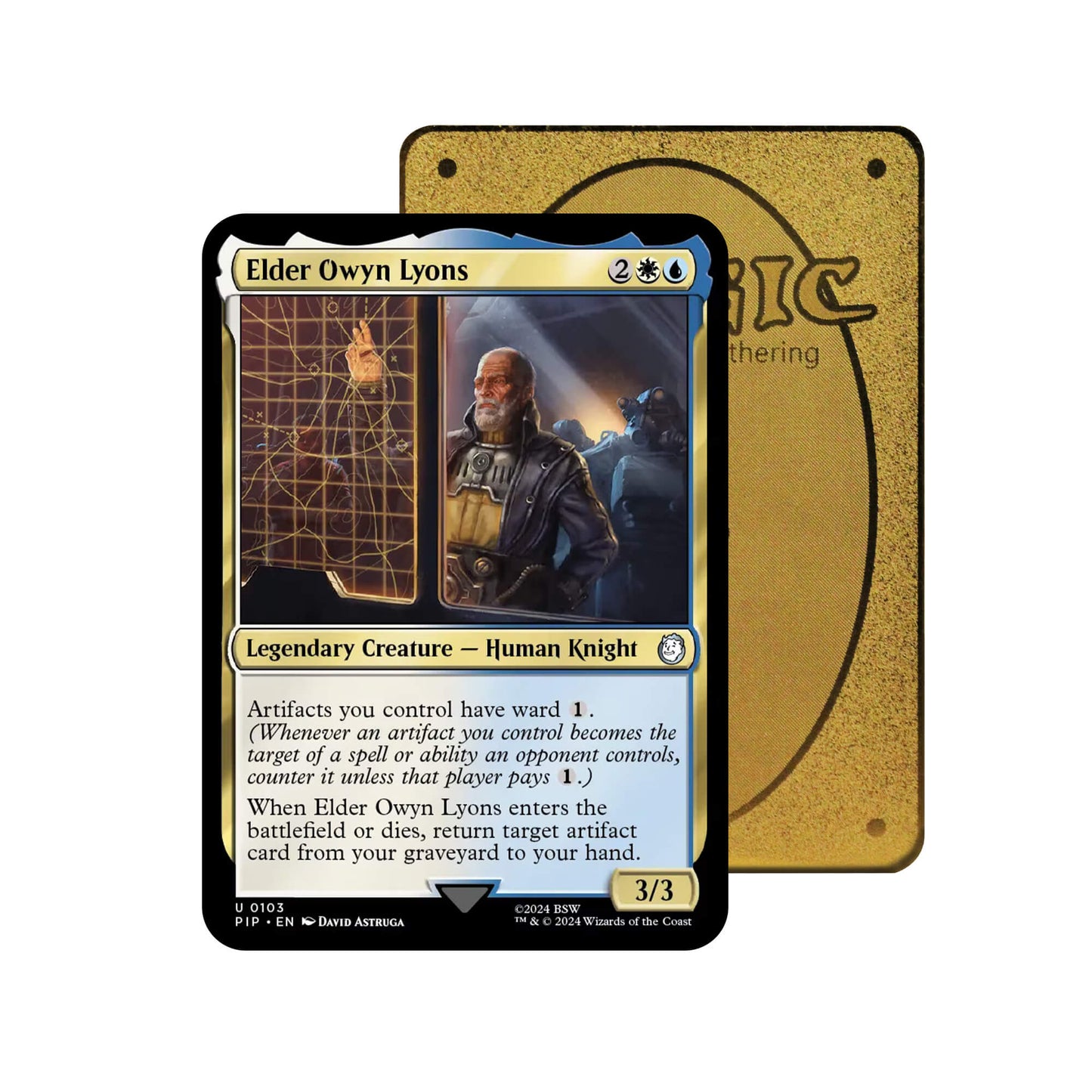 Elder Owyn Lyons Metal Orica Card