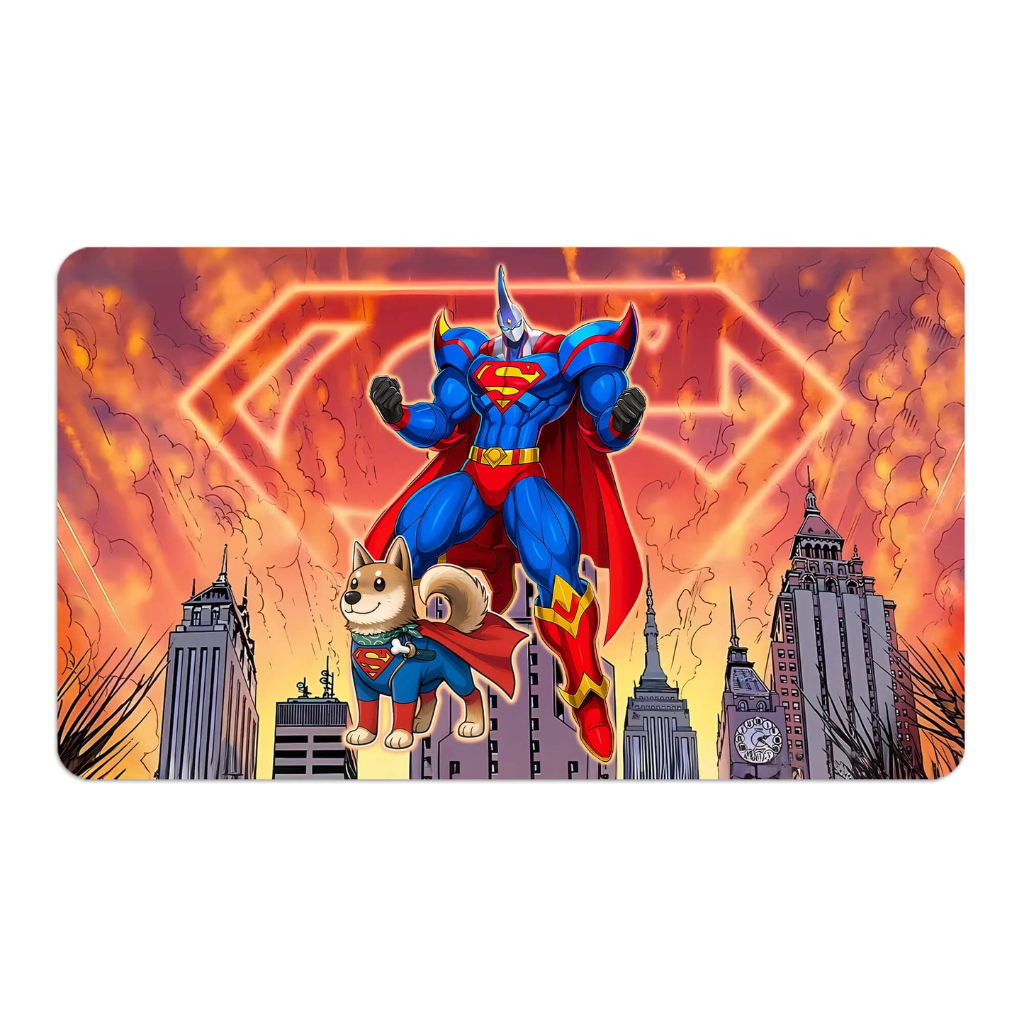 Elemental HERO Neos Superman Playmat