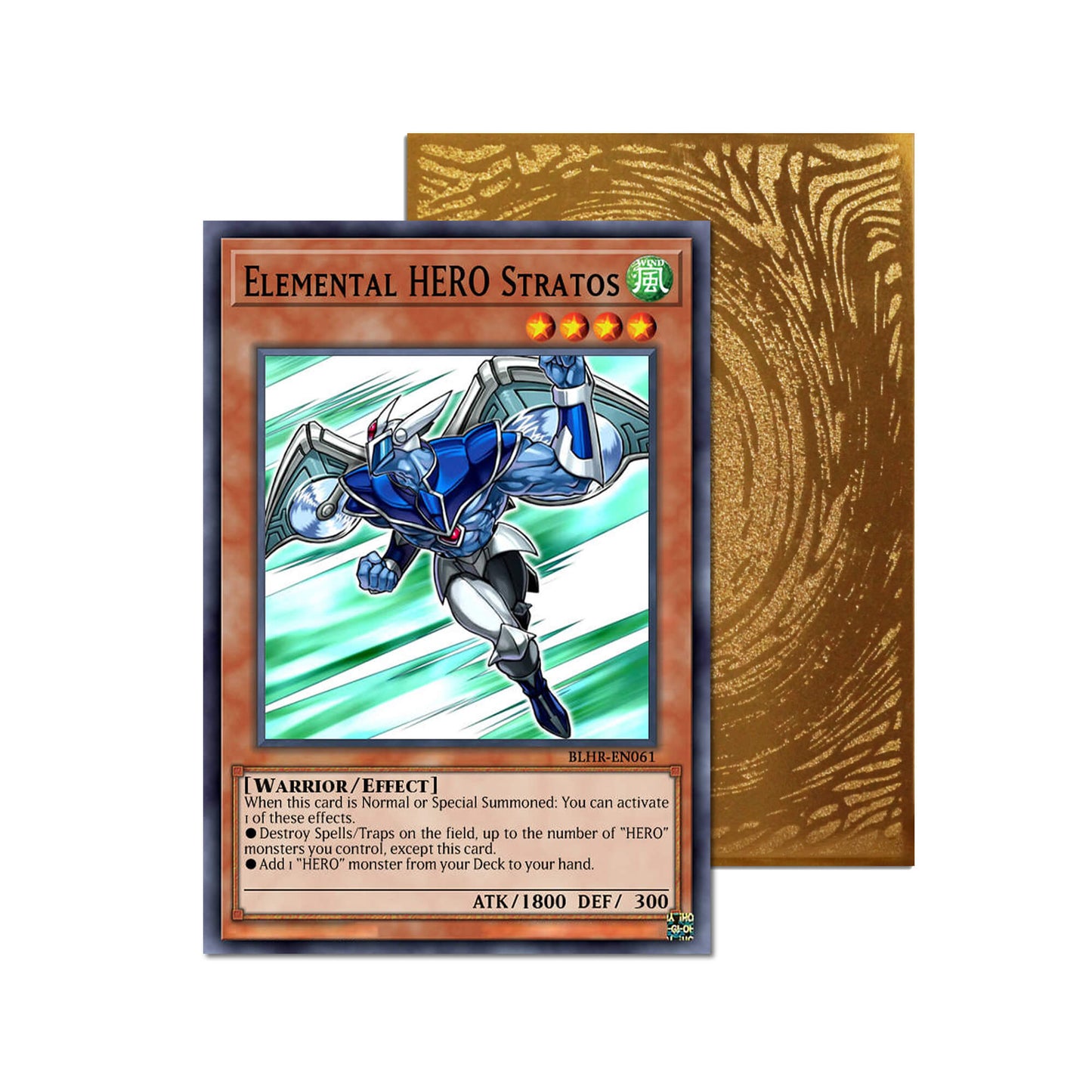 Elemental HERO Stratos Metal Orica Card
