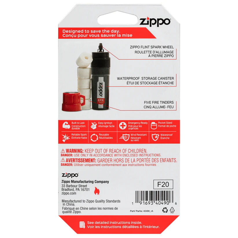 Zippo Emergency Fire Kit