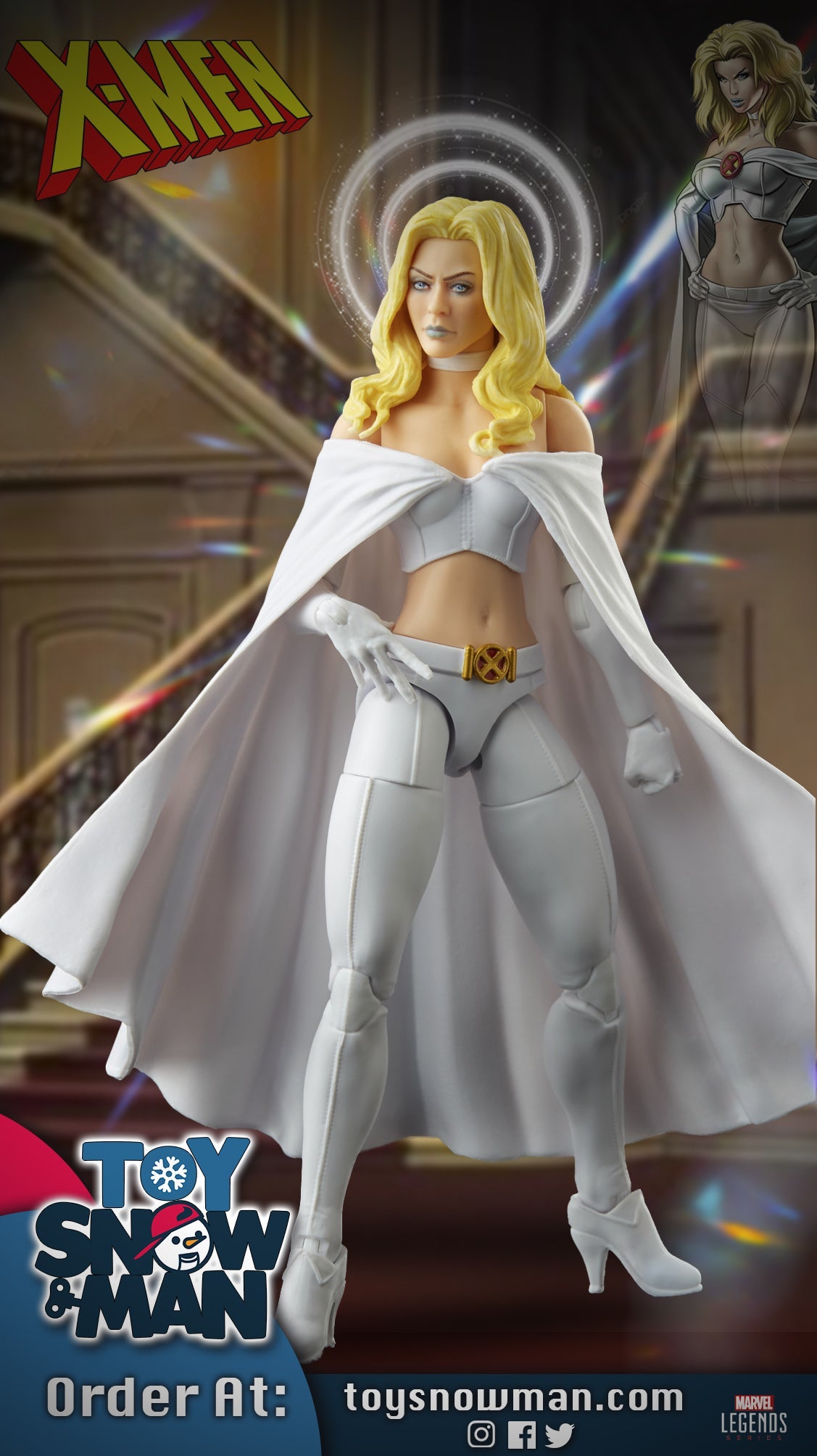 Marvel Legends Series: Emma Frost Astonishing X-Men Figure