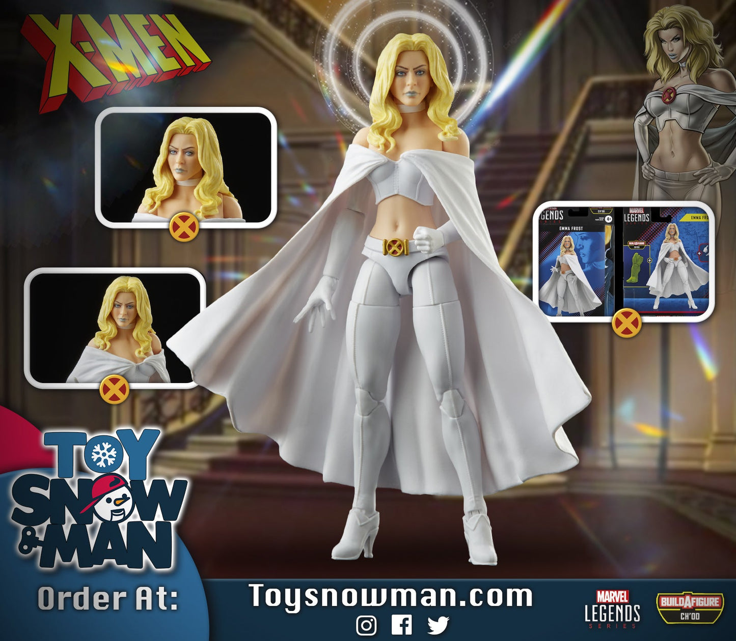 Marvel Legends Series: Emma Frost Astonishing X-Men Figure