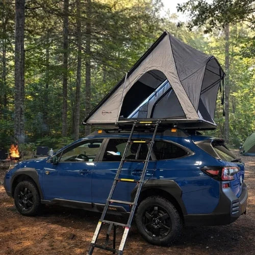 Enthuze Econo Triangle Rooftop Tent - Low Profile & Lightweight Hard Shell RTT