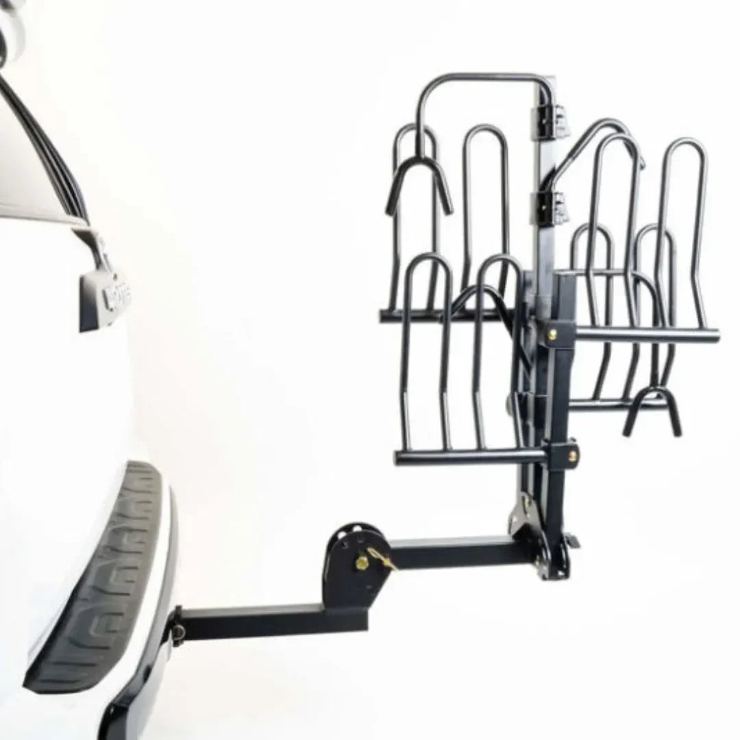 Enthuze Hitch Mounted 4 Bike Platform Rack