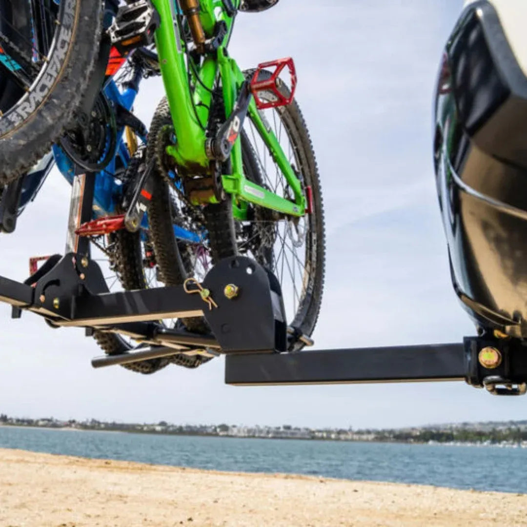 Enthuze Hitch Mounted 4 Bike Platform Rack