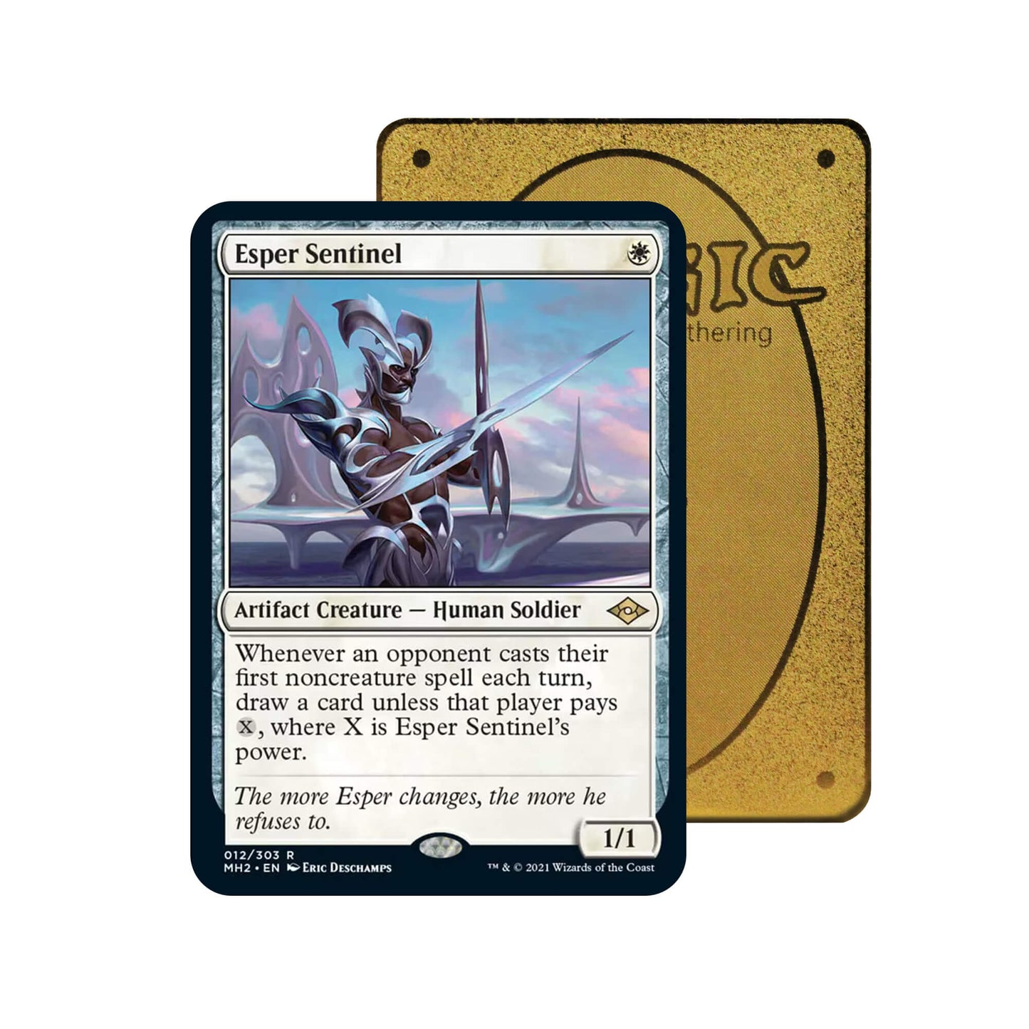 Esper Sentinel Metal Orica Card