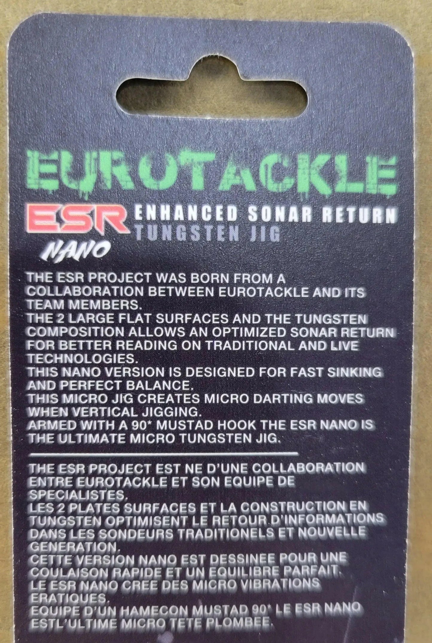 EuroTackle ESR Nano 3.5mm Jig Head White Glow 2pcs