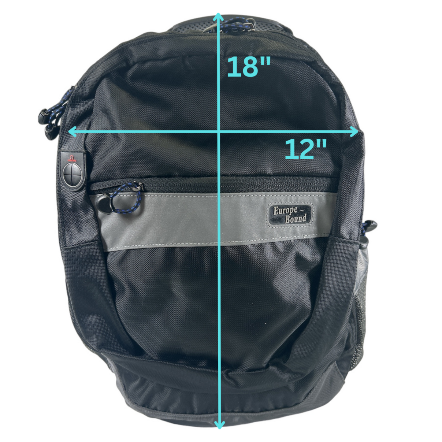 Europe Bound Book Bag 27L Capacity with Padded Laptop / Ipad Sleeve