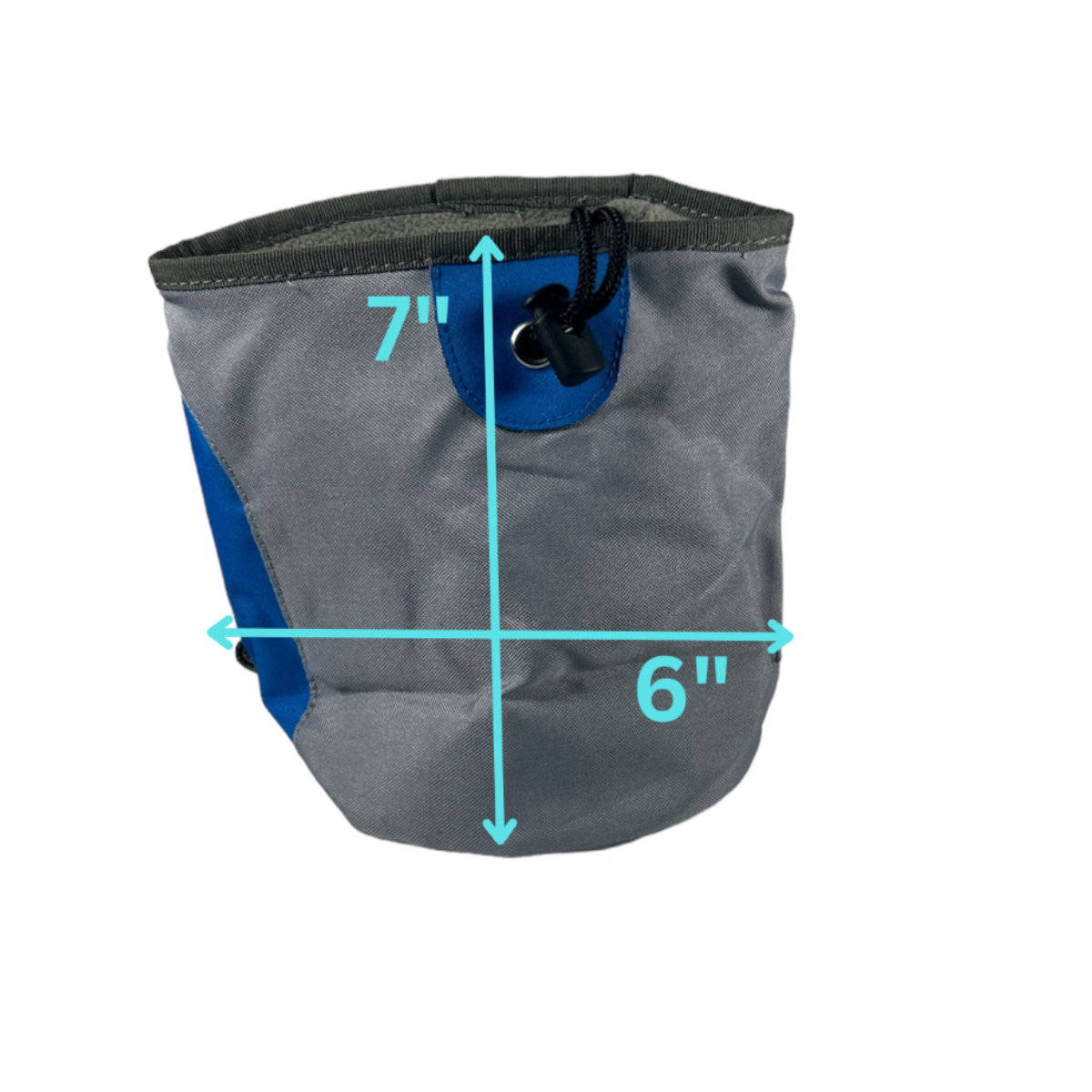 Europe Bound Fleece Lined Chalk Bags with Belt Loop, Shoulder Strap & Zip Pocket
