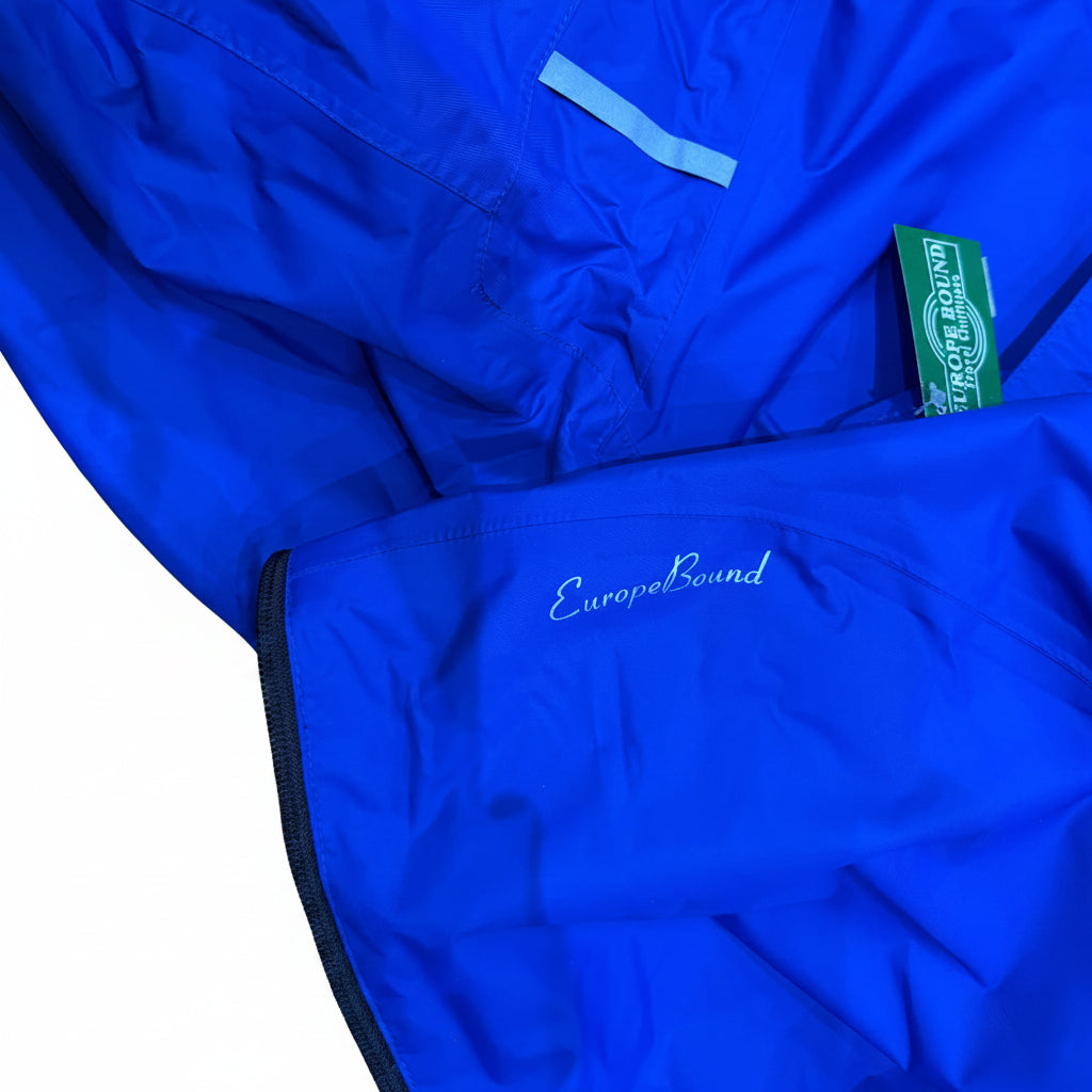 Europe Bound Unisex Packable Travel Rain Jackets Sizes XL-3XL