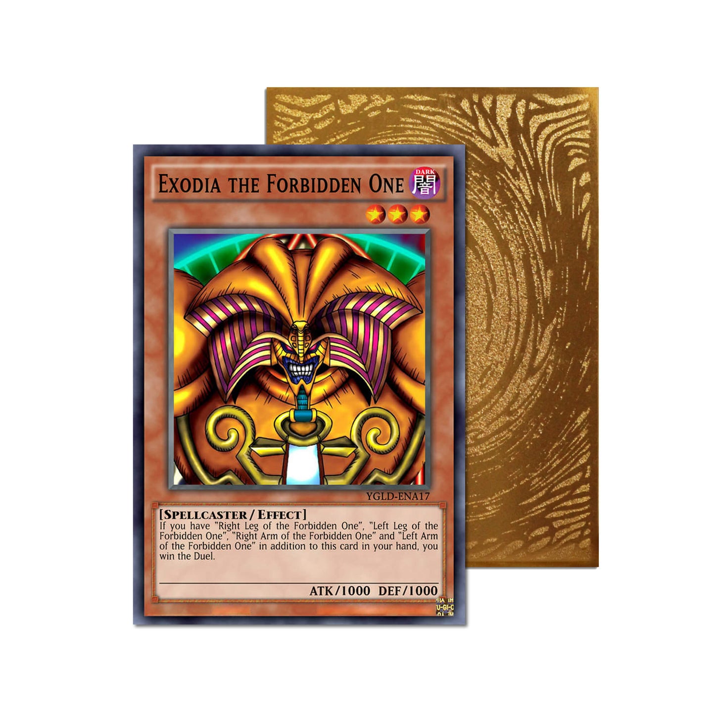 Exodia the Forbidden One Metal Orica Card