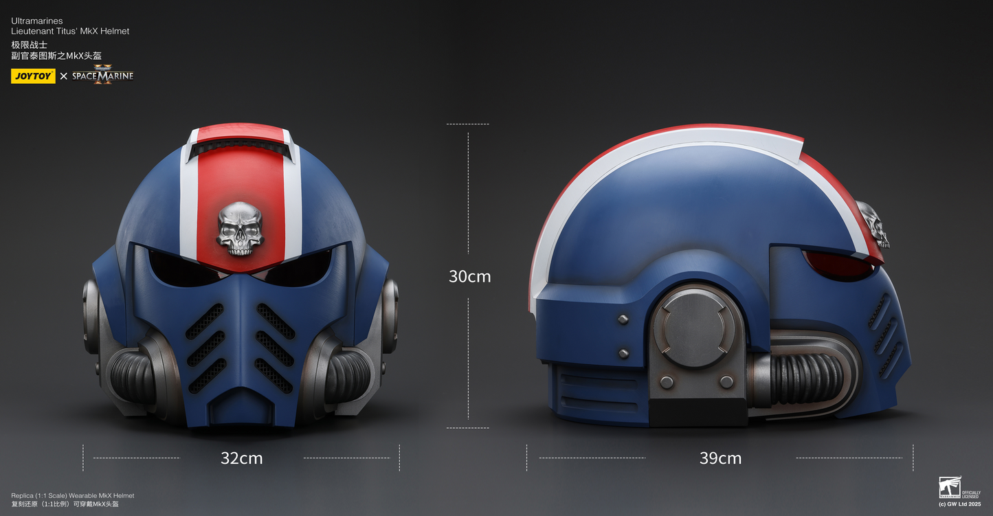 JOYTOY - Ultramarines Lieutenant Titus' MKX Helmet