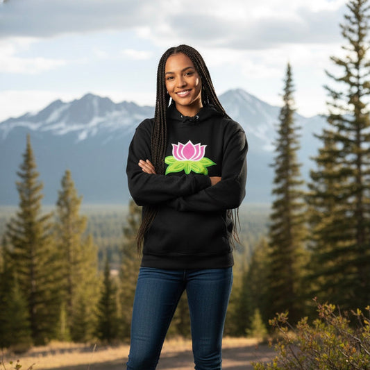 Embroidered Hoodies (Lotus)