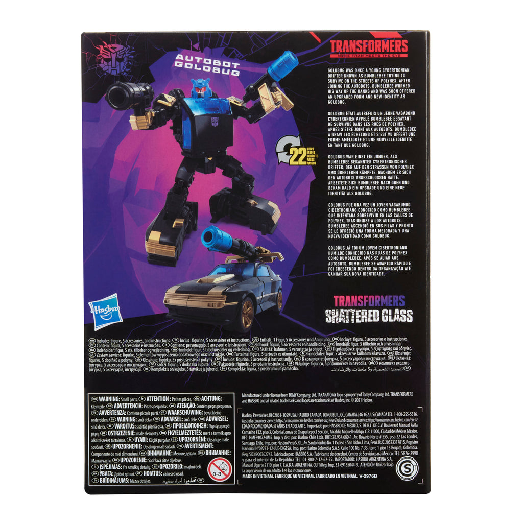 Transformers Generations Shattered Glass Collection Deluxe Class Autobot Goldbug (Sub-Par Packaging)