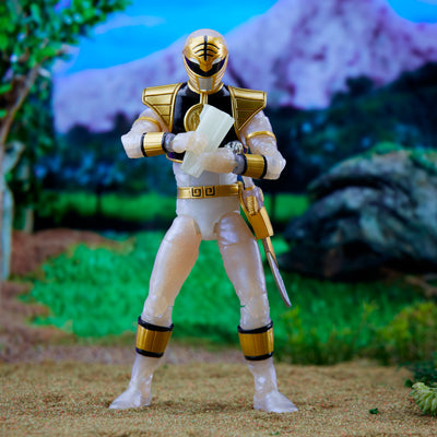 Power Rangers Lightning Collection Mighty Morphin Metallic White Ranger