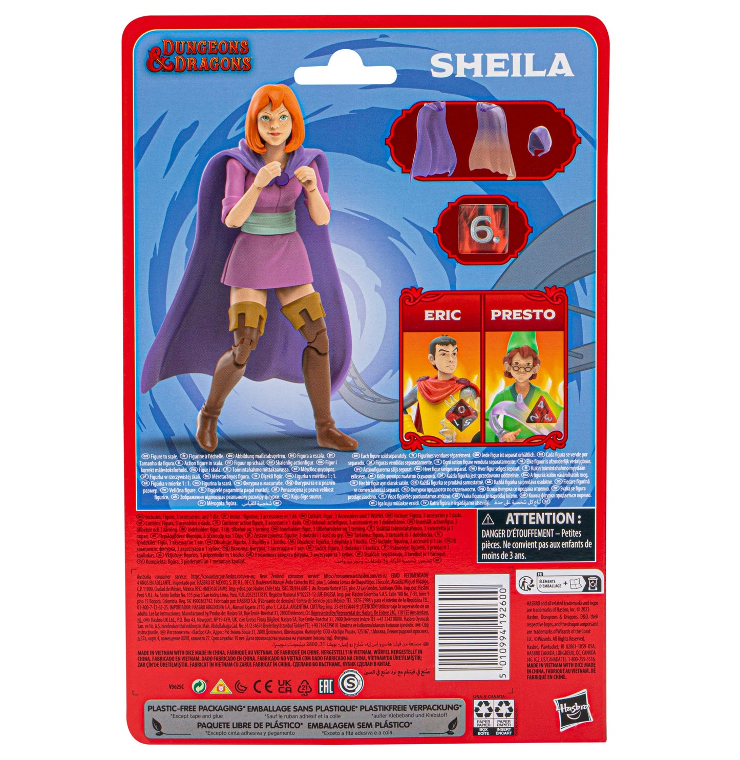 Dungeons & Dragons Cartoon Classics Sheila FLORENA Action Figure, 6-Inch Scale  (Preorder August 2023)
