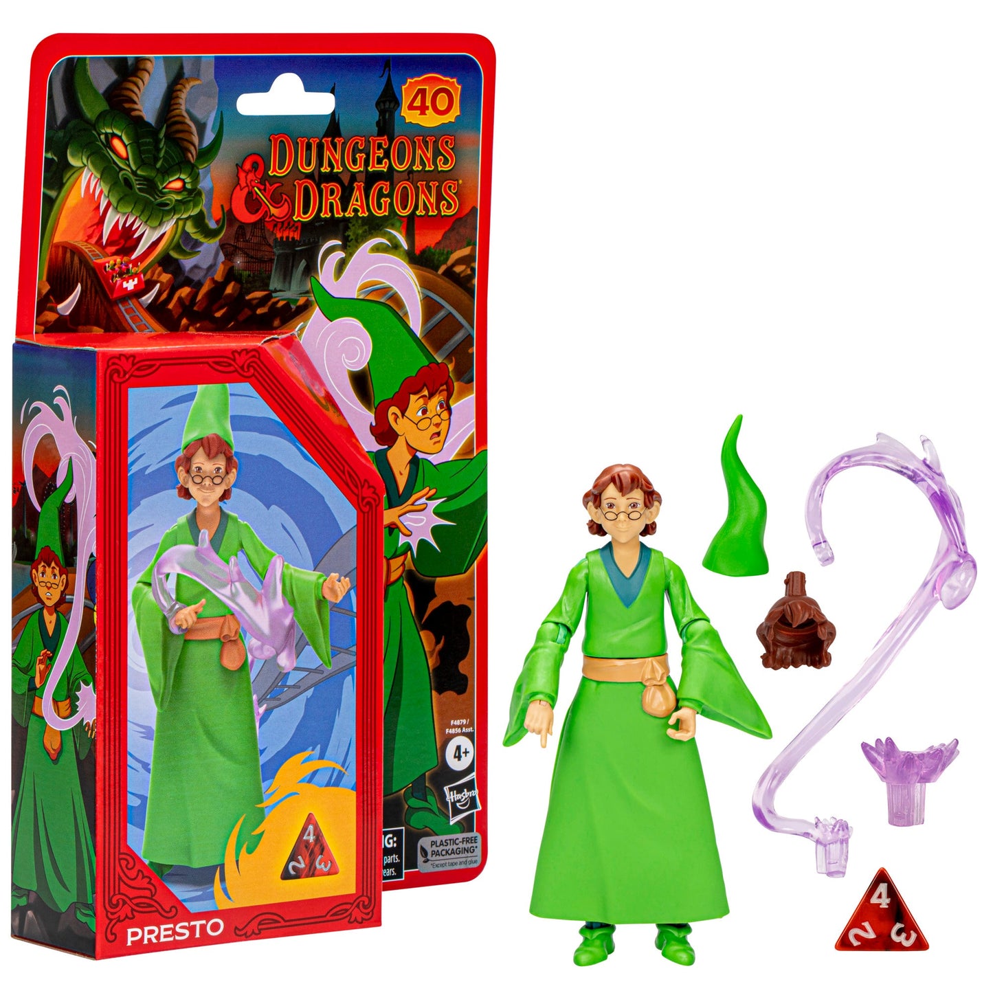 Dungeons & Dragons Cartoon Classics 6-Inch-Scale Presto ESPANOLA  Action Figure D&D Toys