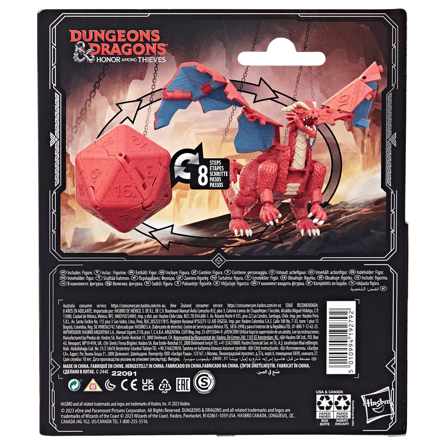 Dungeons & Dragons Honor Among Thieves D&D Dicelings Red Dragon