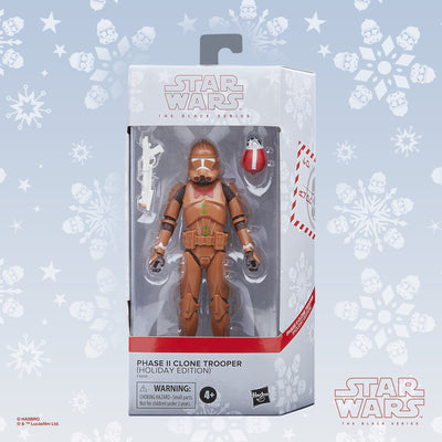 Star Wars The Black Series Phase II Clone Trooper (Holiday Edition)
