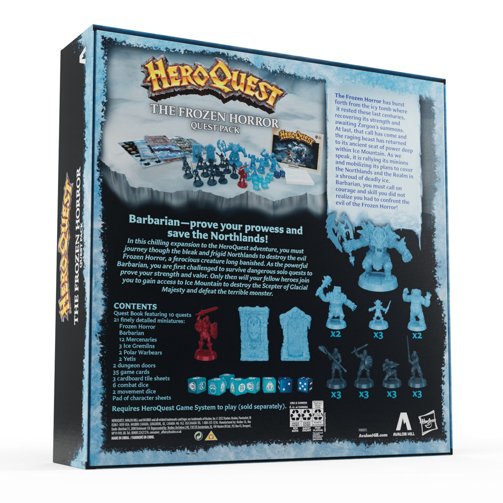 HeroQuest The Frozen Horror Quest Pack Game Expansion