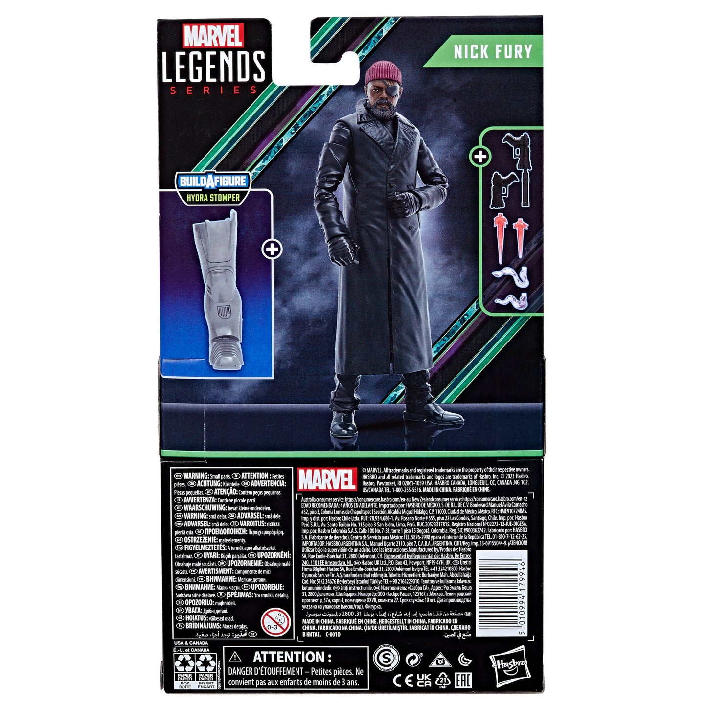 Marvel Legends Series Nick Fury HYDRA STOMPER Baf