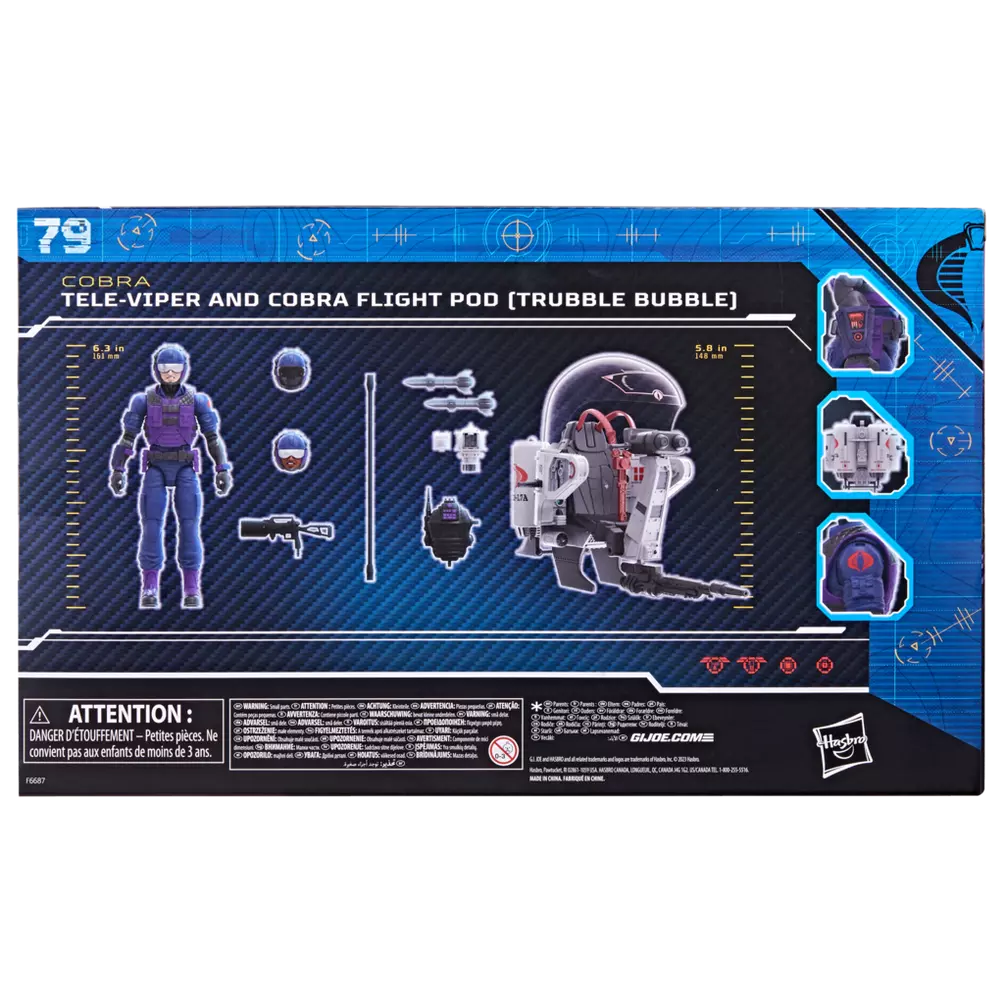 G.I. Joe Classified Series Tele-Viper & Cobra Flight Pod - Trubble Bubble - 79