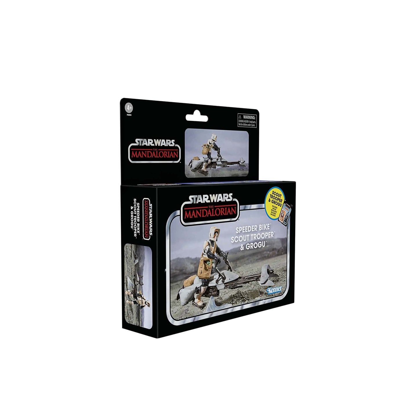 Star Wars The Vintage Collection Speeder Bike and Grogu