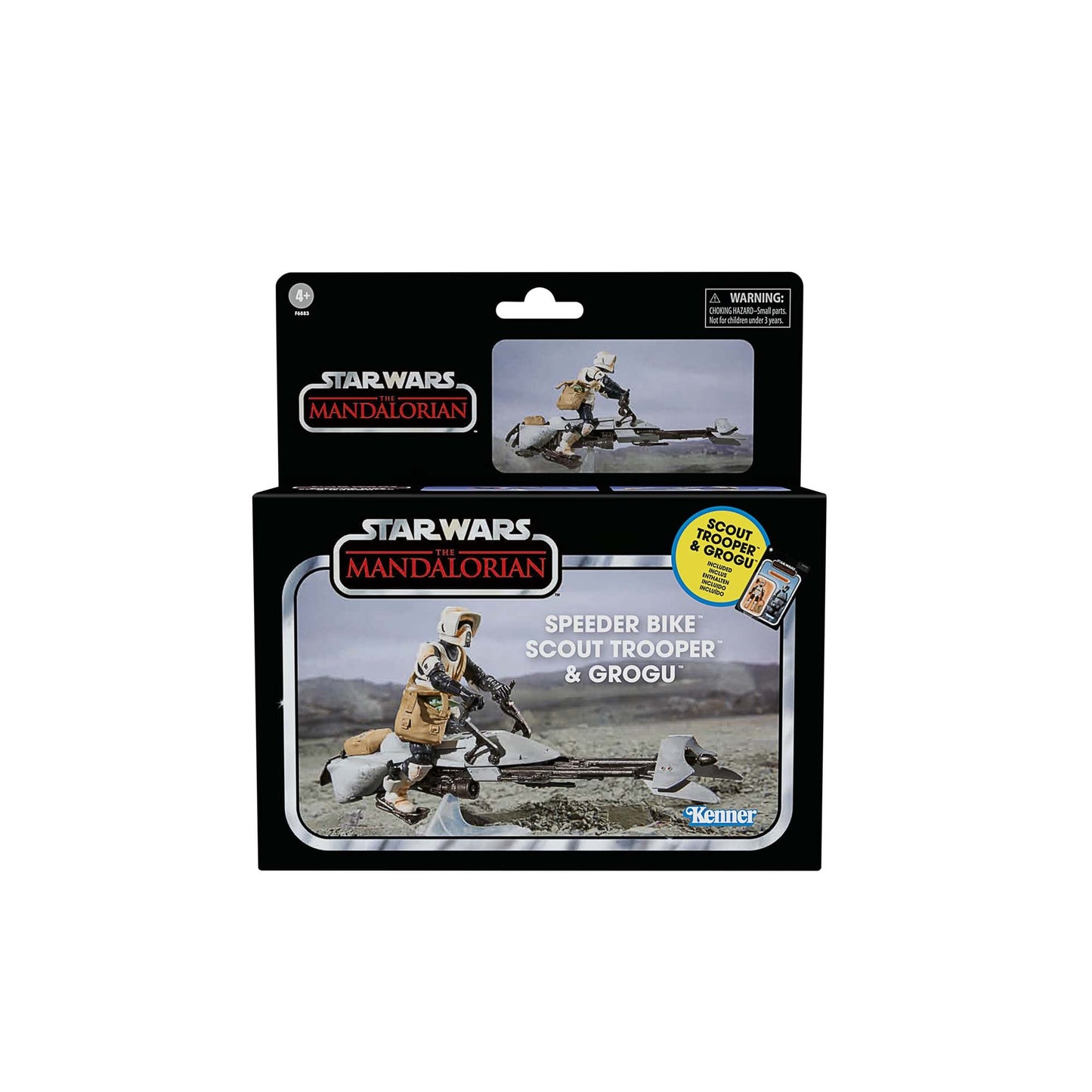 Star Wars The Vintage Collection Speeder Bike and Grogu