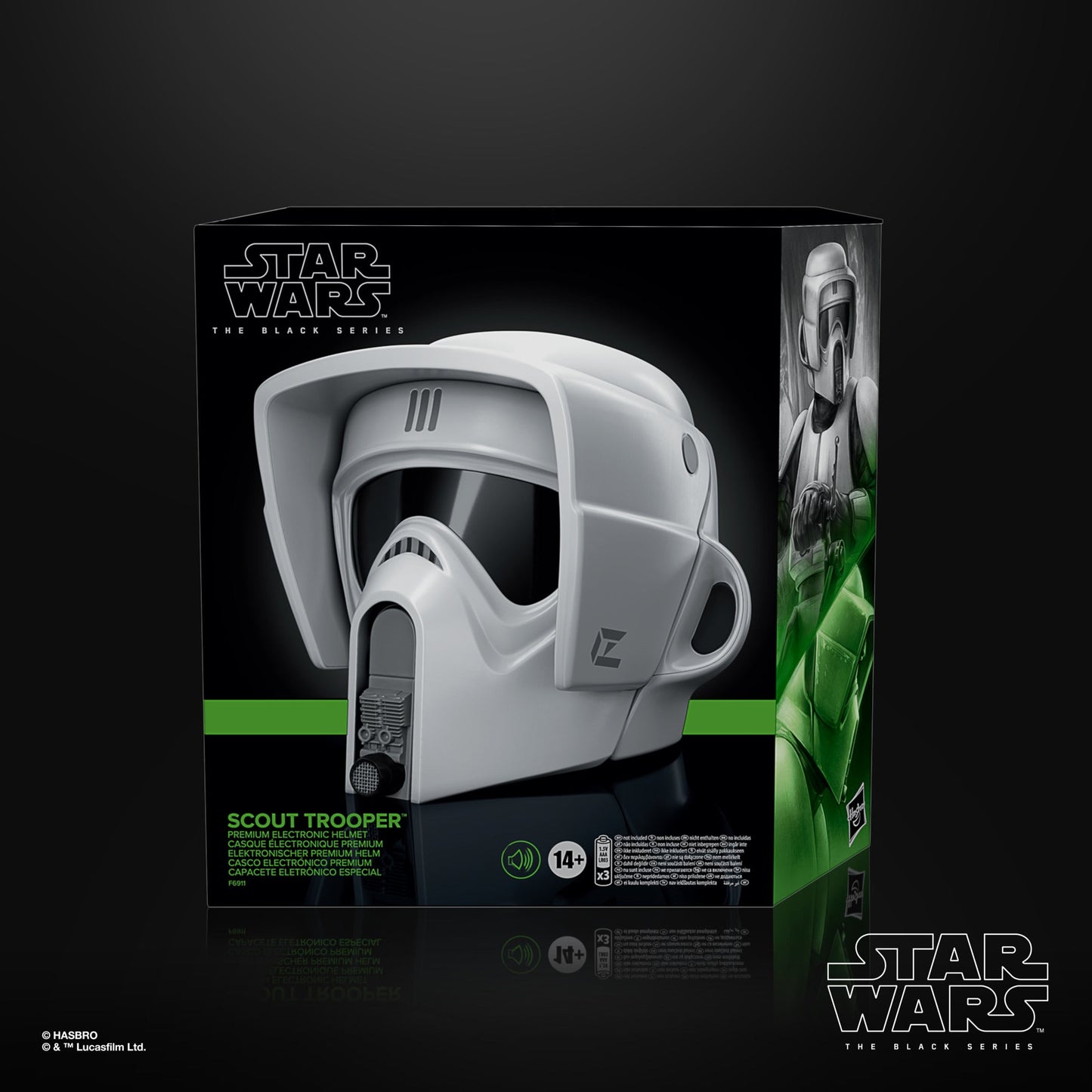 Star Wars The Black Series Scout Trooper Premium Electronic Helmet