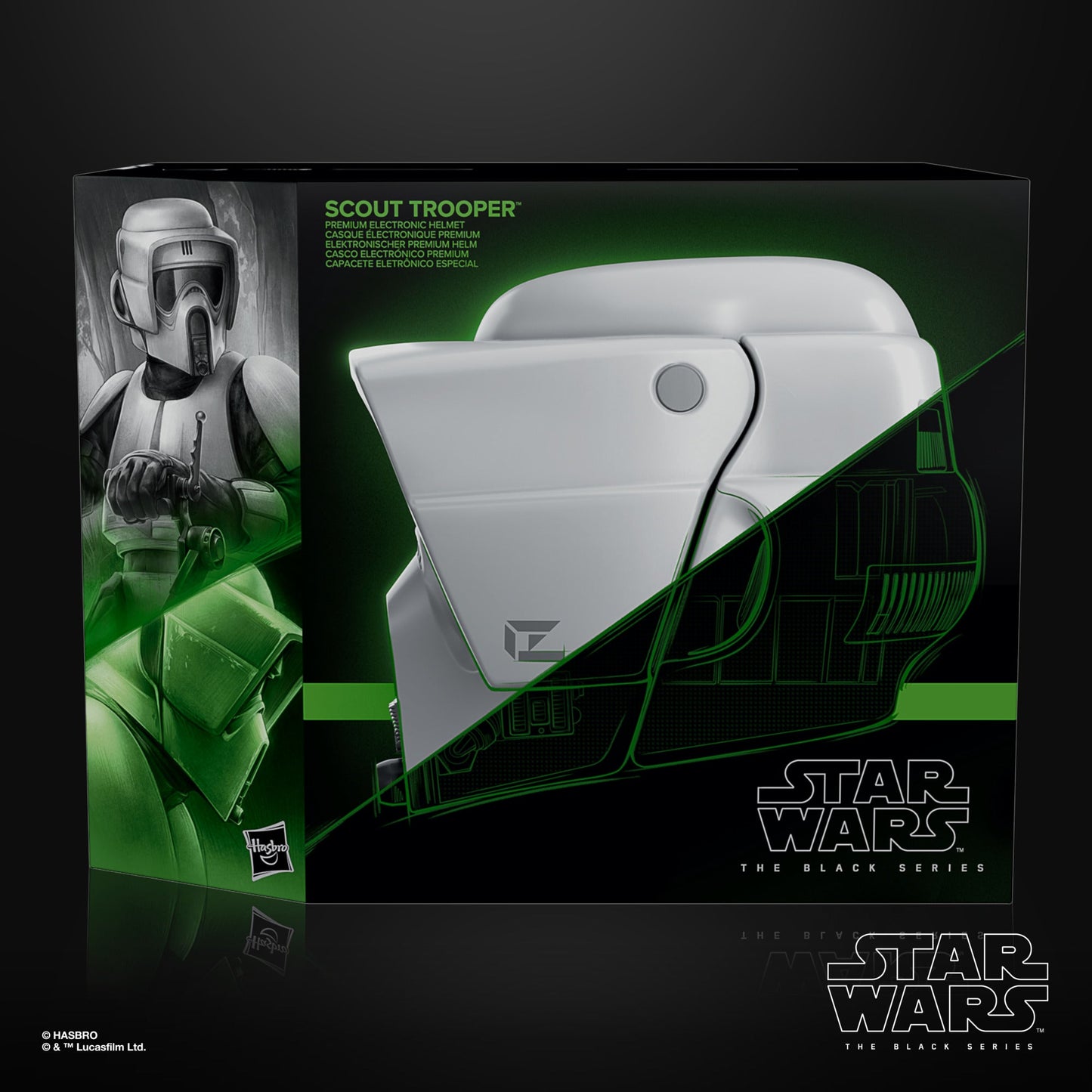 Star Wars The Black Series Scout Trooper Premium Electronic Helmet