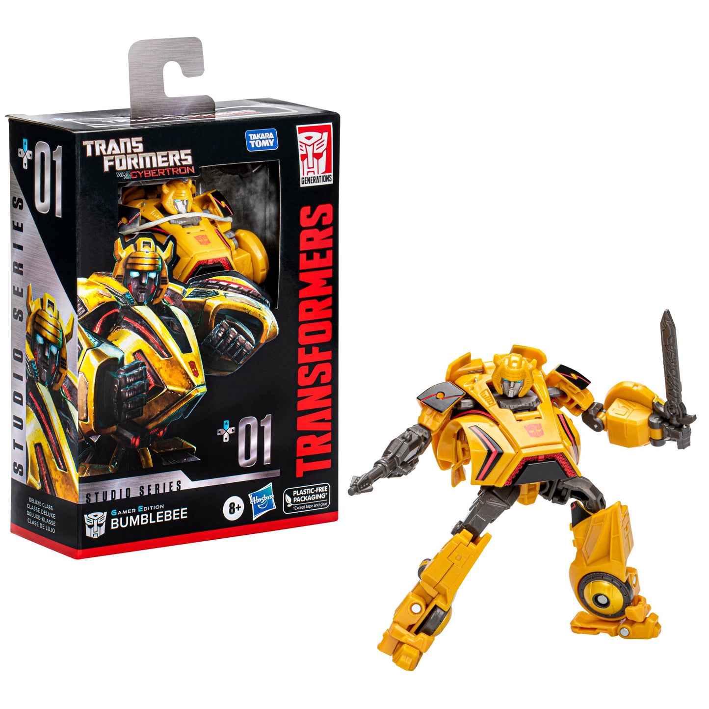 Transformers Studio Series Deluxe 01 Gamer Edition Bumblebee
