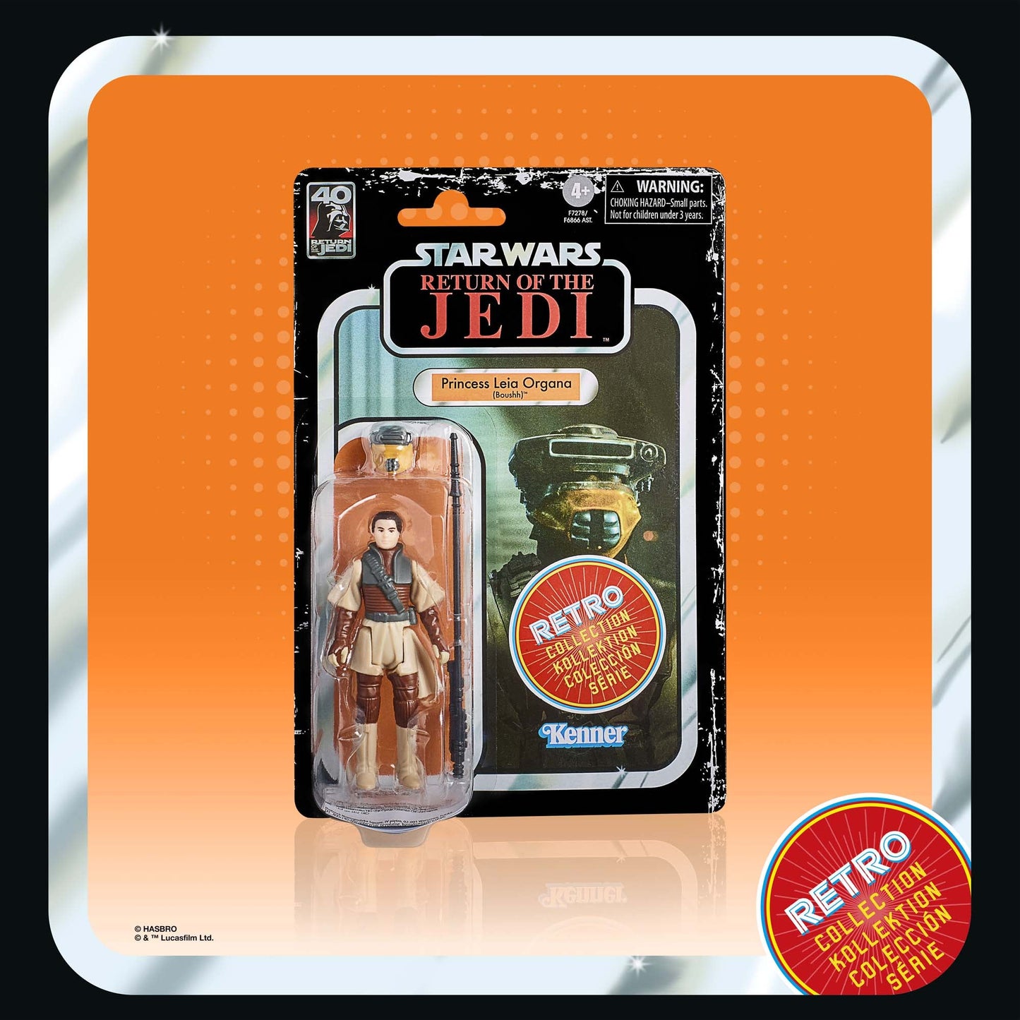 Star Wars Retro Collection Princess Leia Organa (Boushh) ( Preorder ETA May 2023)
