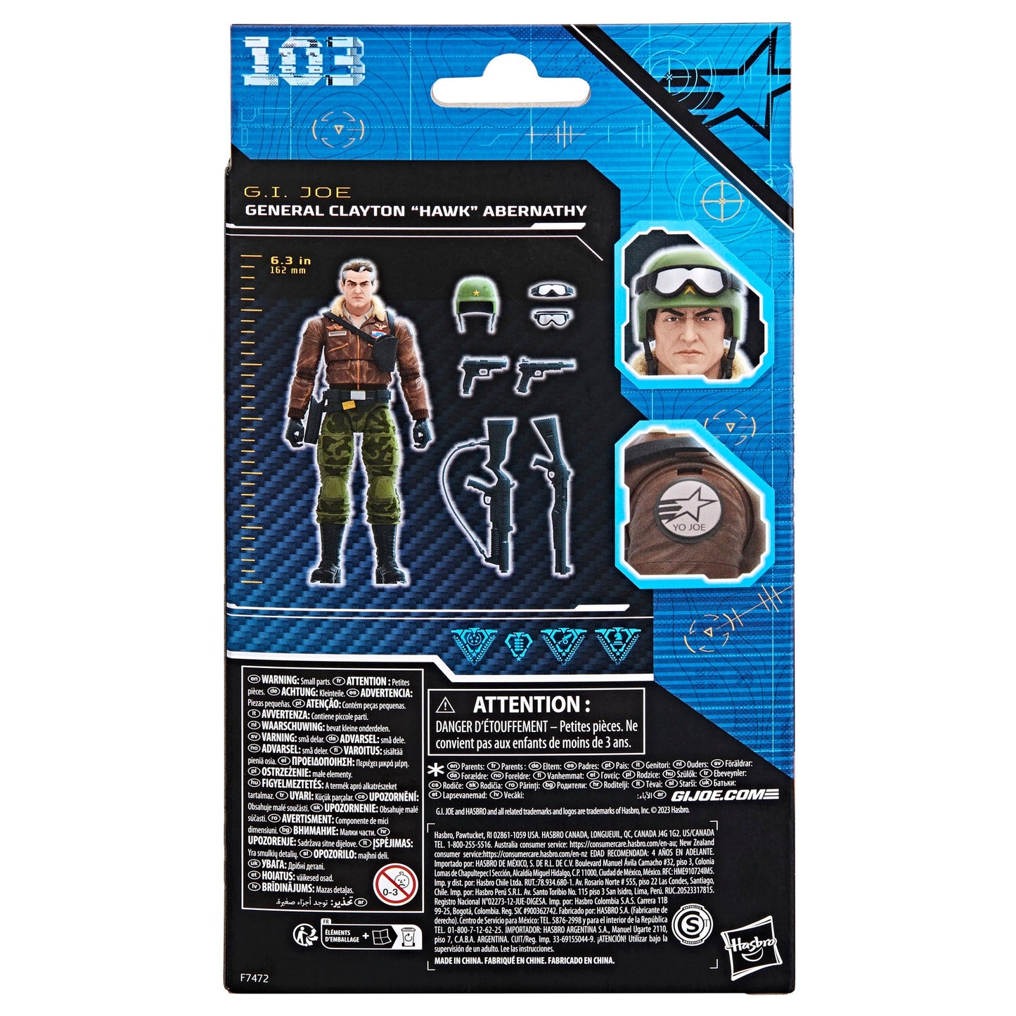 G.I. Joe Classified Series General Clayton "Hawk" Abernathy 103