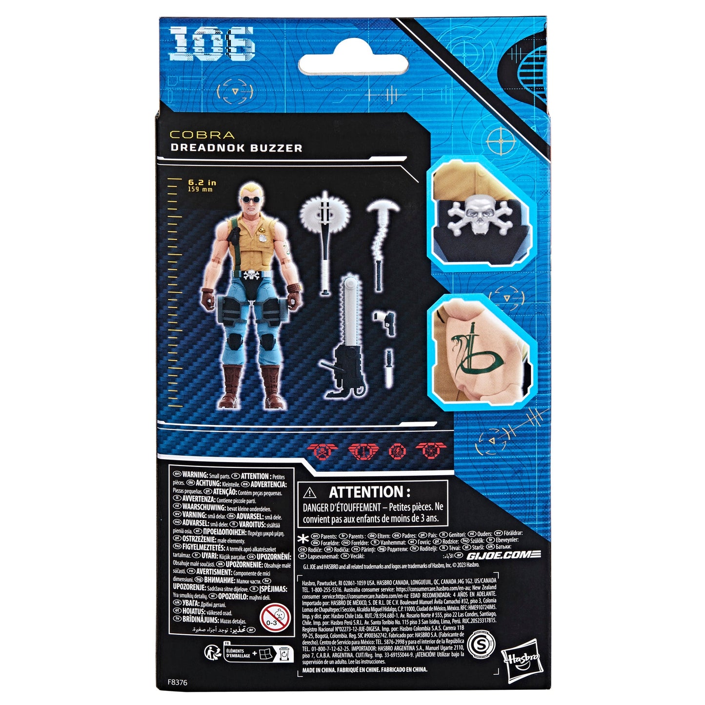 G.I. Joe Classified Series Dreadnok Buzzer 106