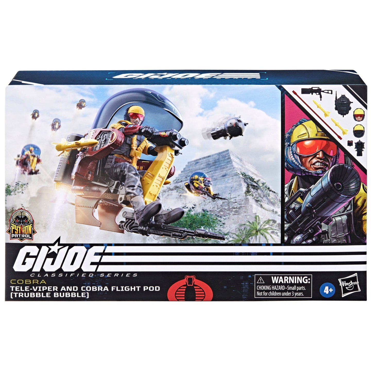 G.I. Joe Classified Series Python Patrol Tele-Viper & Cobra Flight Pod - Trubble Bubble