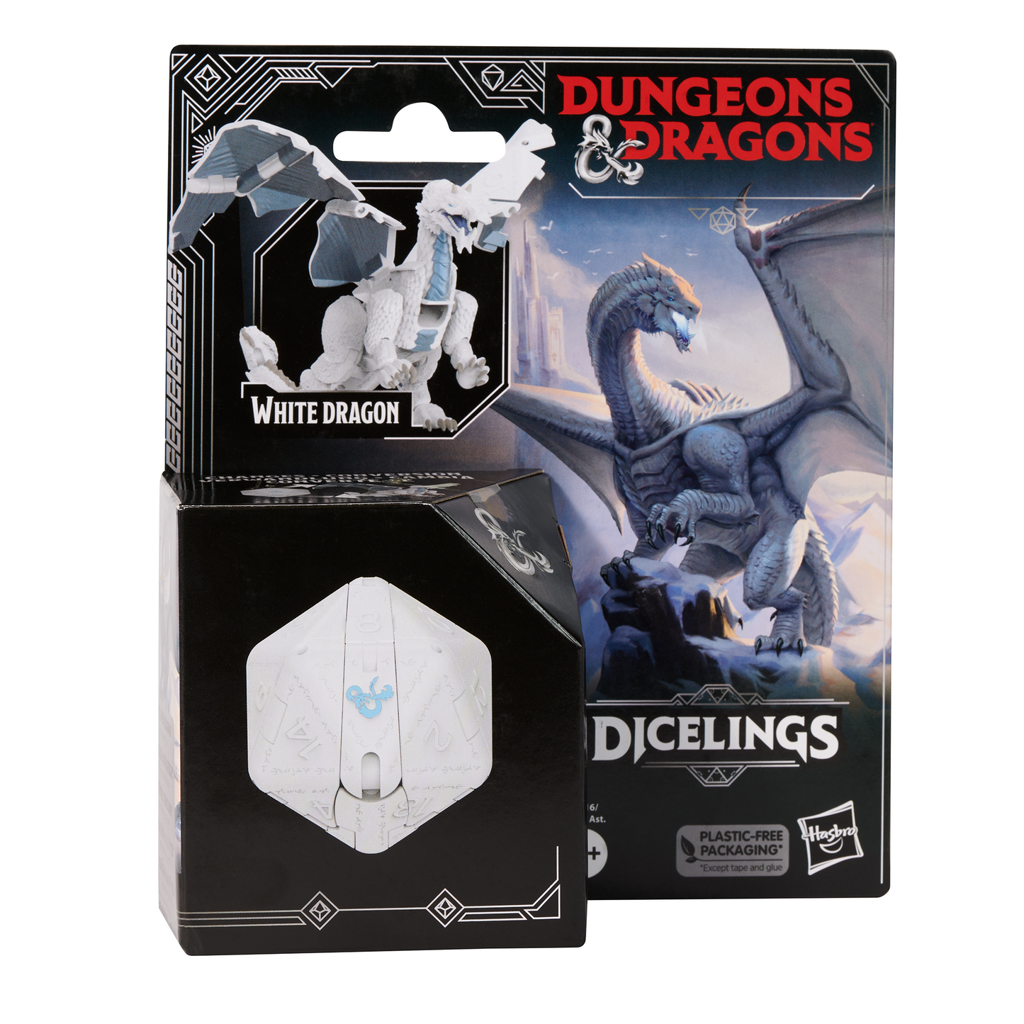 Dungeons & Dragons Dicelings White Dragon Collectible Action Figure