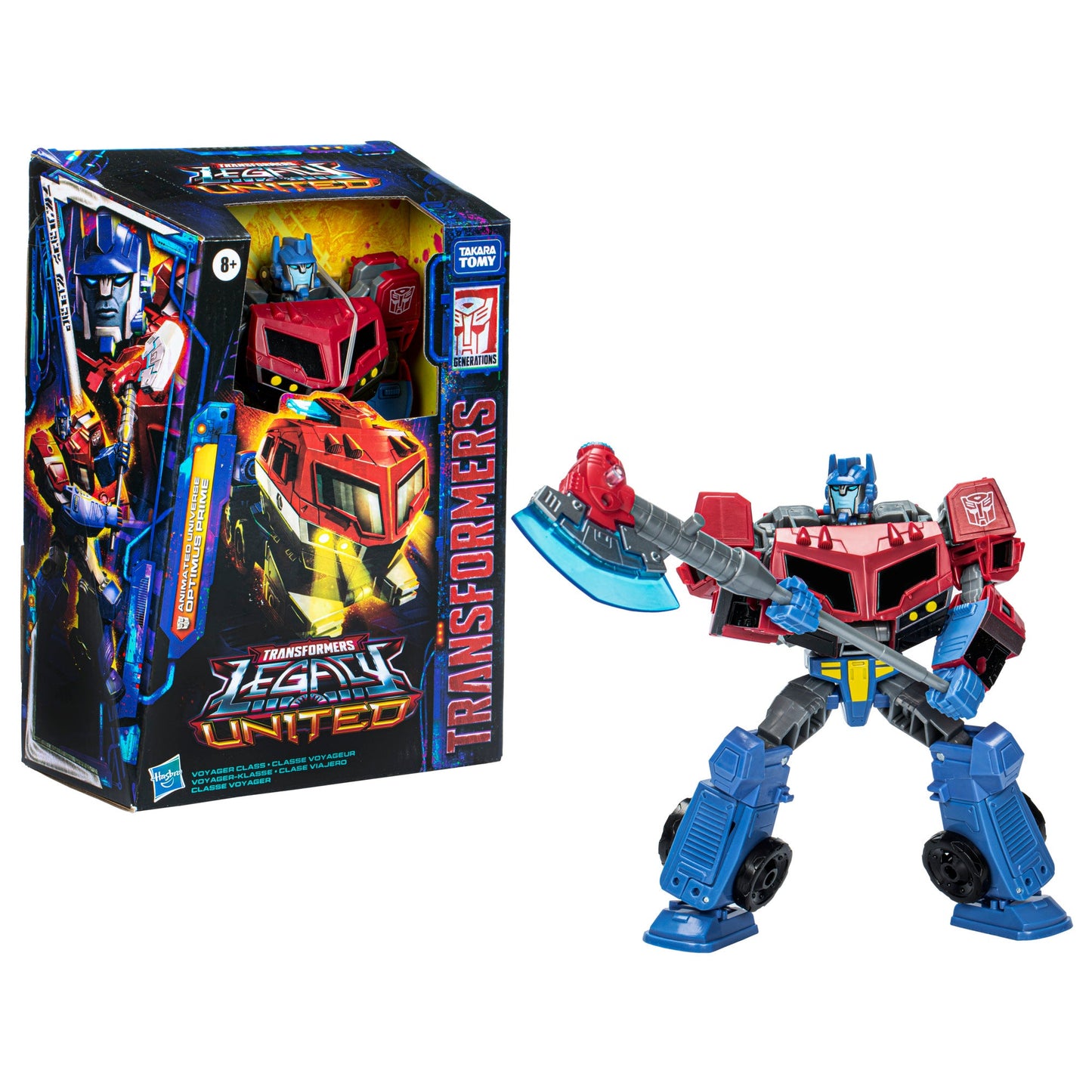 Transformers Legacy United - Voyager Class - Animated Universe Optimus Prime