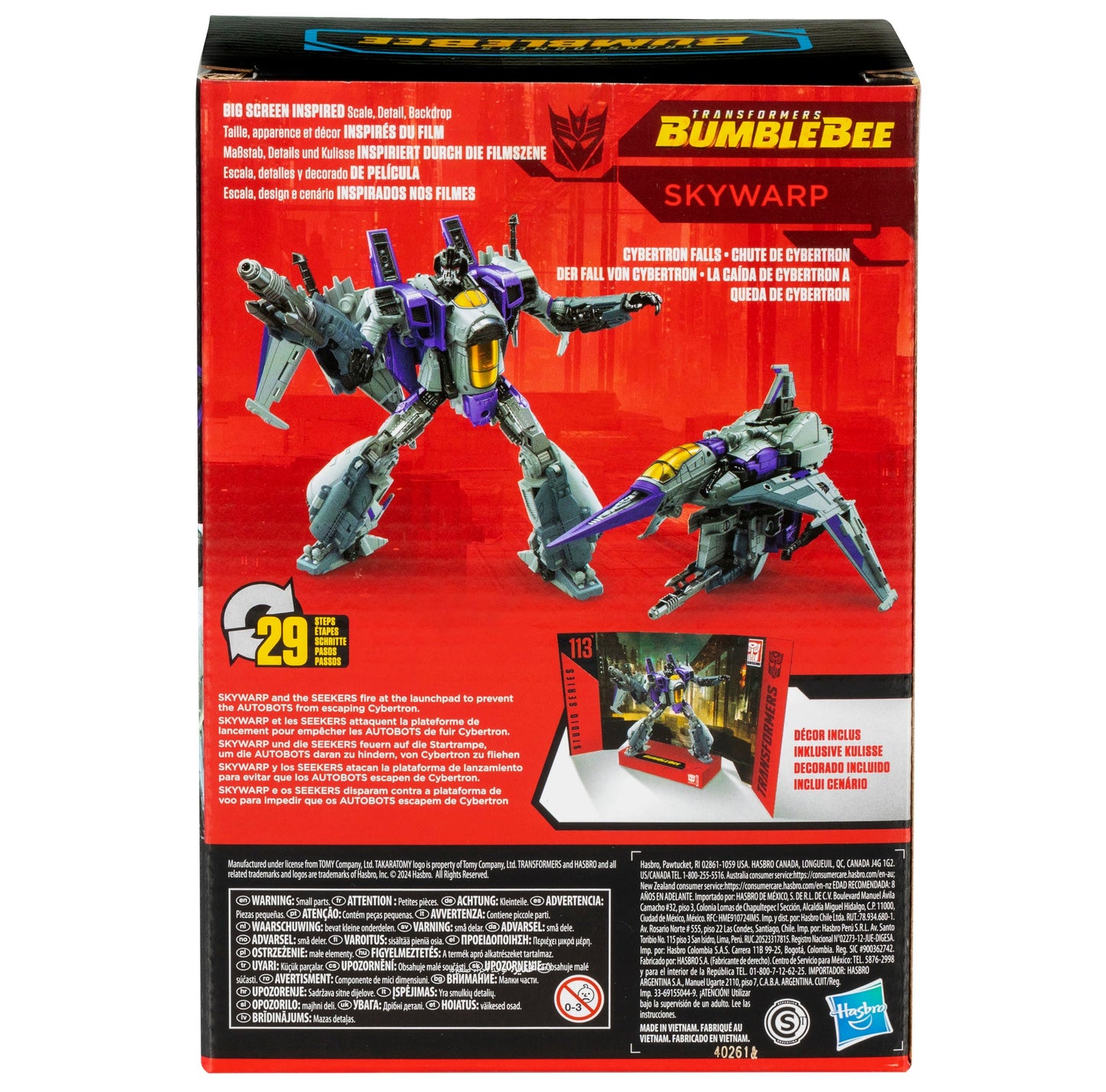 Transformers Studio Series Voyager Transformers: Bumblebee 113 Skywarp