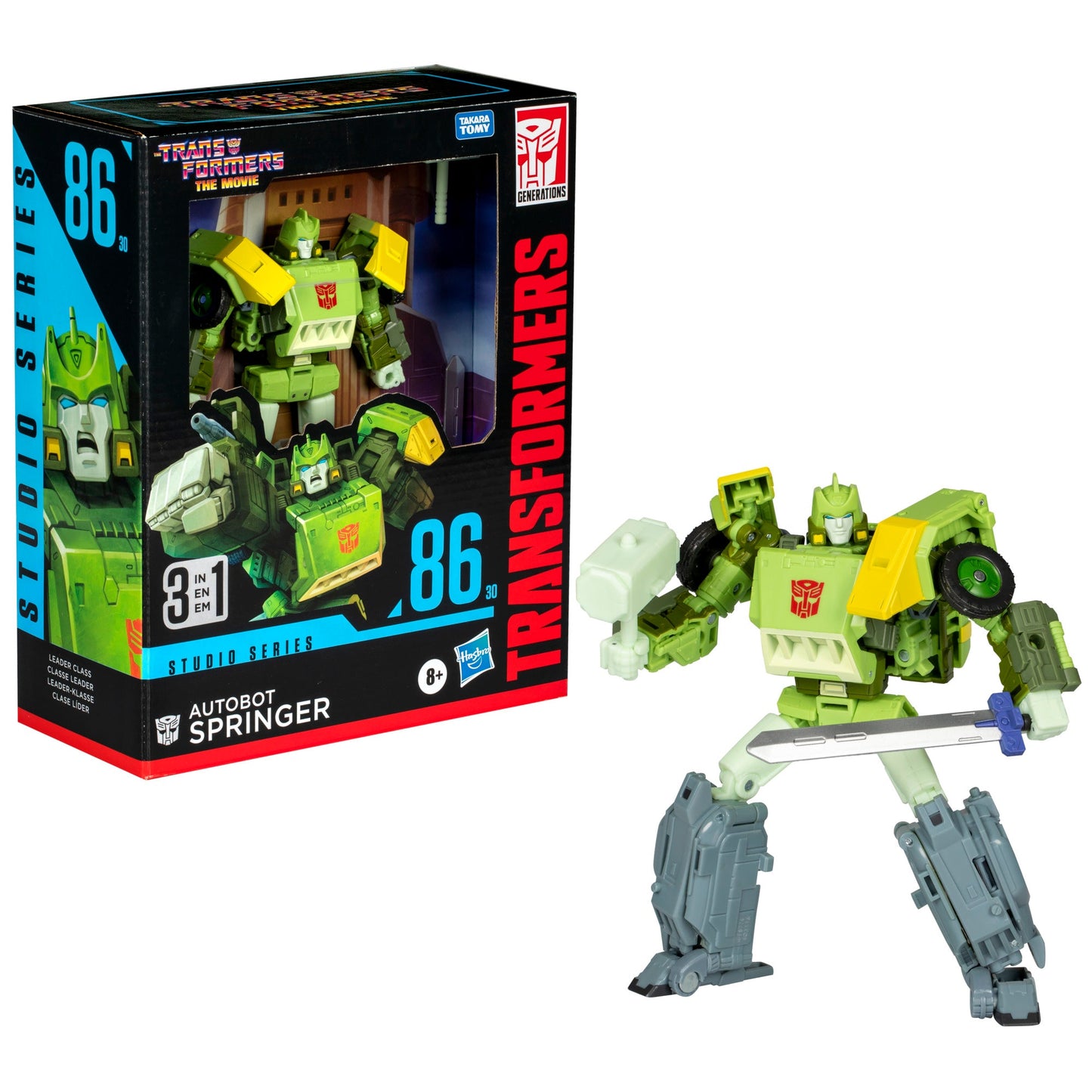 Transformers Studio Series Leader The Transformers: The Movie 86-30 Springer (missing part)