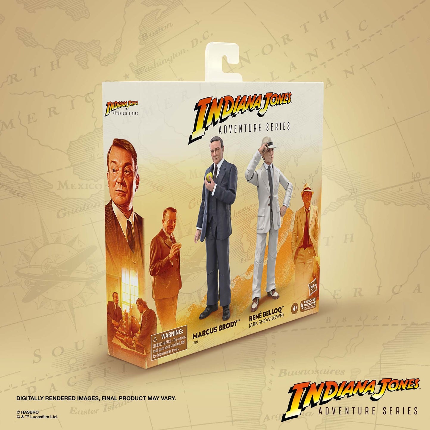 Indiana Jones Adventure Series Marcus Brody & René Belloq -Ark Showdown