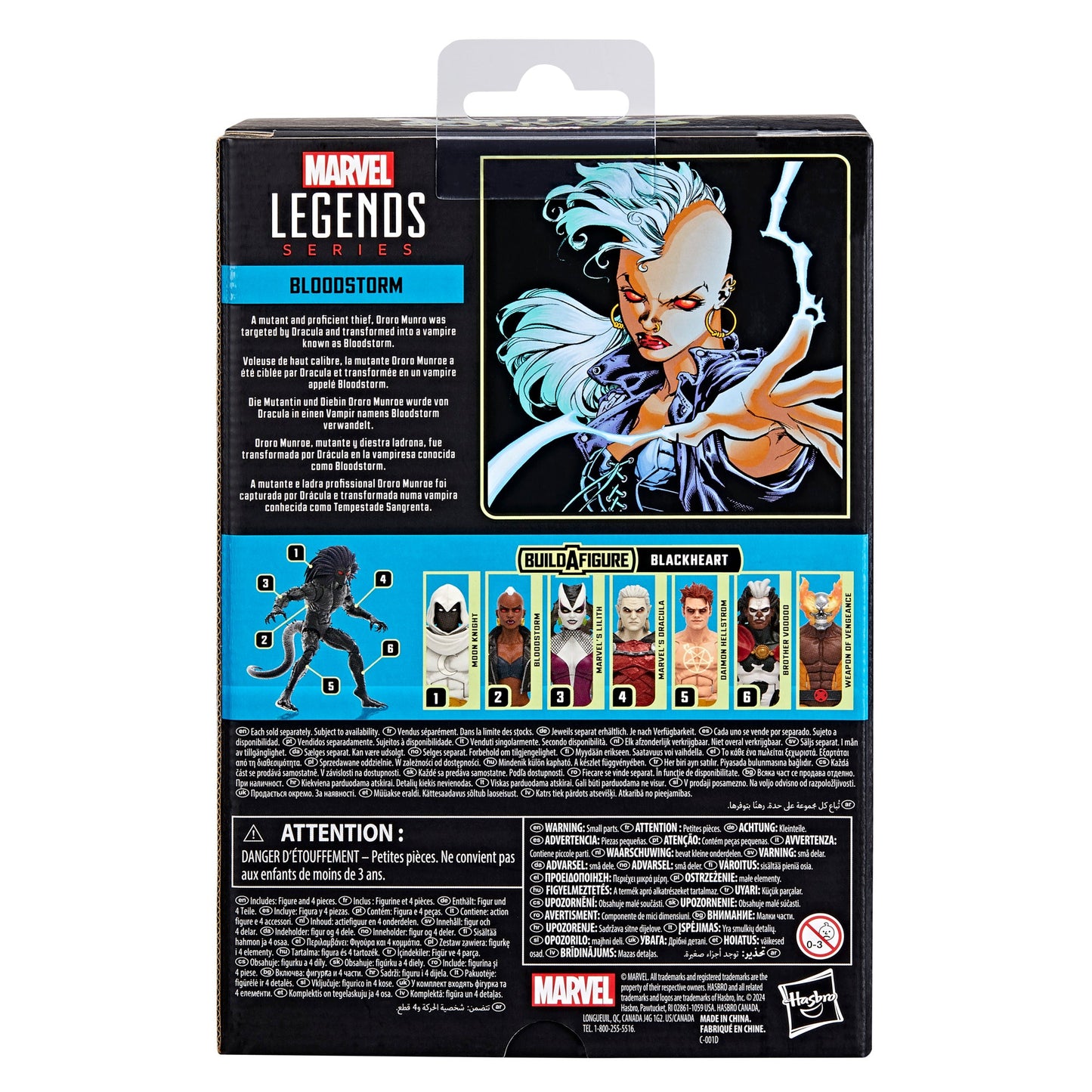 Marvel Legends Series Strange Tales Bloodstorm - Black Heart BAF