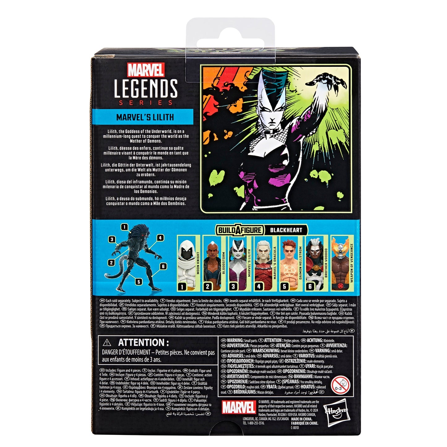 Marvel Legends Series Strange Tales Marvel's Lilith - Black Heart BAF